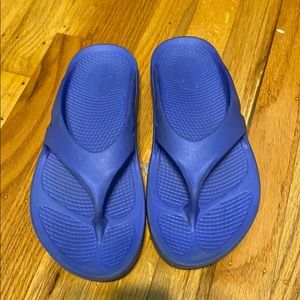 Purple OOFOS Sandals